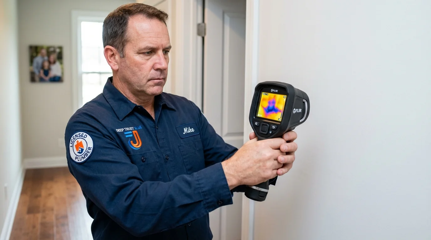 Thermal imaging leak detection by Johns Plumbing LLC in Kennett Square